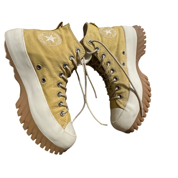 Converse High Tops Mustard in Color - Picture 11 of 12